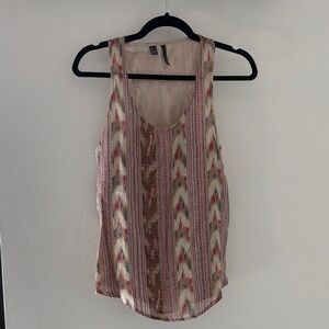 Mango Multicolor Patterned Tank Top